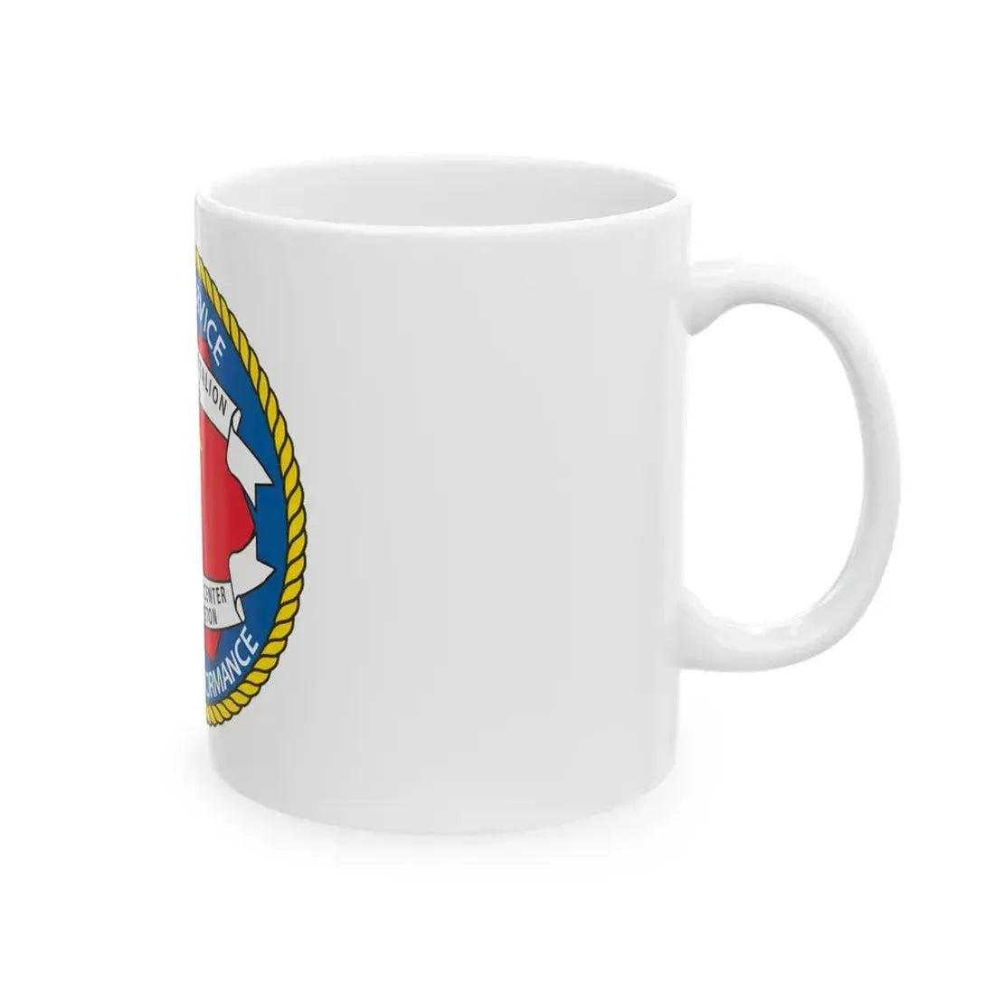1st Dental Btn Naval Dental Cnt Camp Pendleton (U.S. Navy) White Coffee Mug - Go Mug Yourself