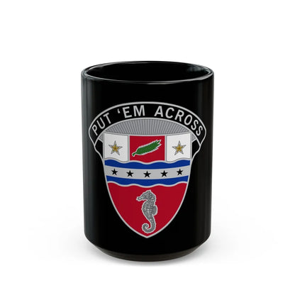 1st Engineer Brigade (U.S. Army) Black Coffee Mug-15oz-Go Mug Yourself