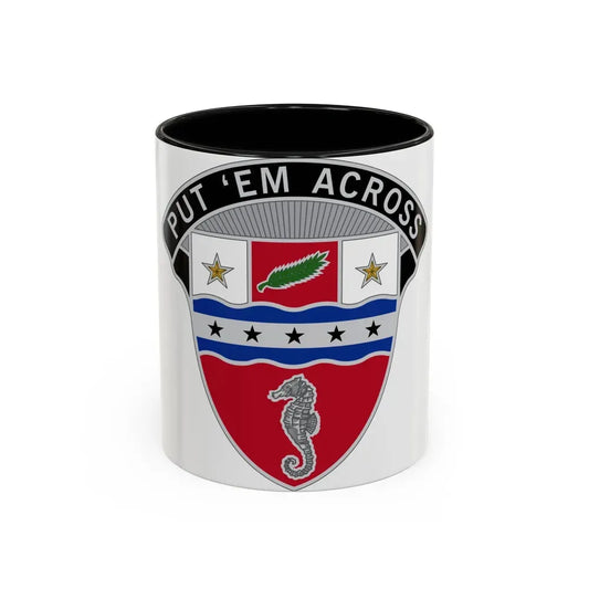 1st Engineer Brigade (U.S. Army) Accent Coffee Mug 11oz Black - Go Mug Yourself