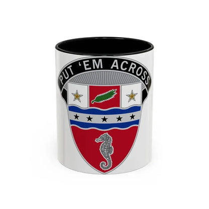 1st Engineer Brigade (U.S. Army) Accent Coffee Mug 11oz Black - Go Mug Yourself