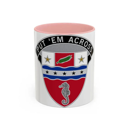 1st Engineer Brigade (U.S. Army) Accent Coffee Mug 11oz Pink - Go Mug Yourself
