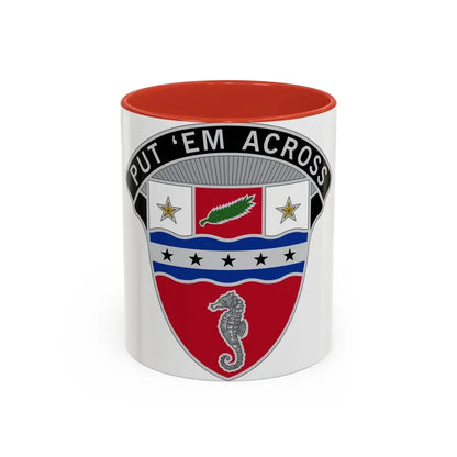 1st Engineer Brigade (U.S. Army) Accent Coffee Mug 11oz Red - Go Mug Yourself
