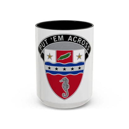 1st Engineer Brigade (U.S. Army) Accent Coffee Mug 15oz Black - Go Mug Yourself