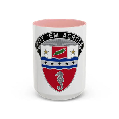 1st Engineer Brigade (U.S. Army) Accent Coffee Mug 15oz Pink - Go Mug Yourself