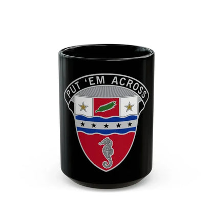 1st Engineer Brigade (U.S. Army) Black Coffee Mug 15oz - Go Mug Yourself