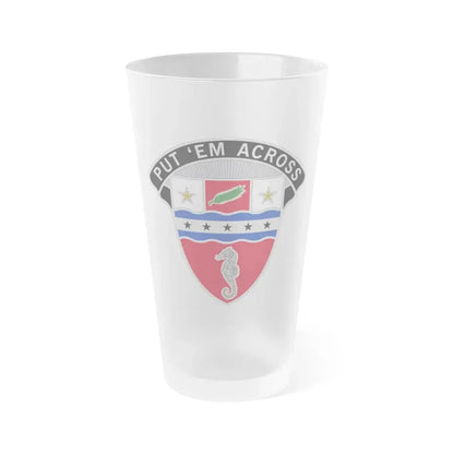 1st Engineer Brigade (U.S. Army) Frosted Pint Glass 16oz Default Title - Go Mug Yourself