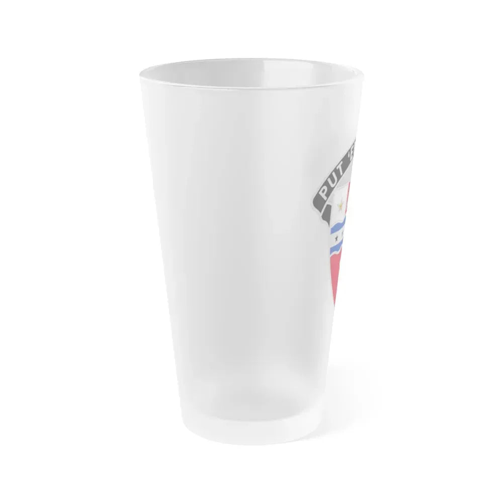 1st Engineer Brigade (U.S. Army) Frosted Pint Glass 16oz - Go Mug Yourself