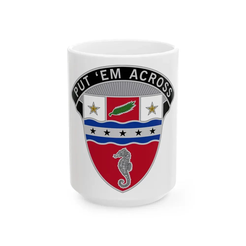 1st Engineer Brigade (U.S. Army) White Coffee Mug 15oz - Go Mug Yourself