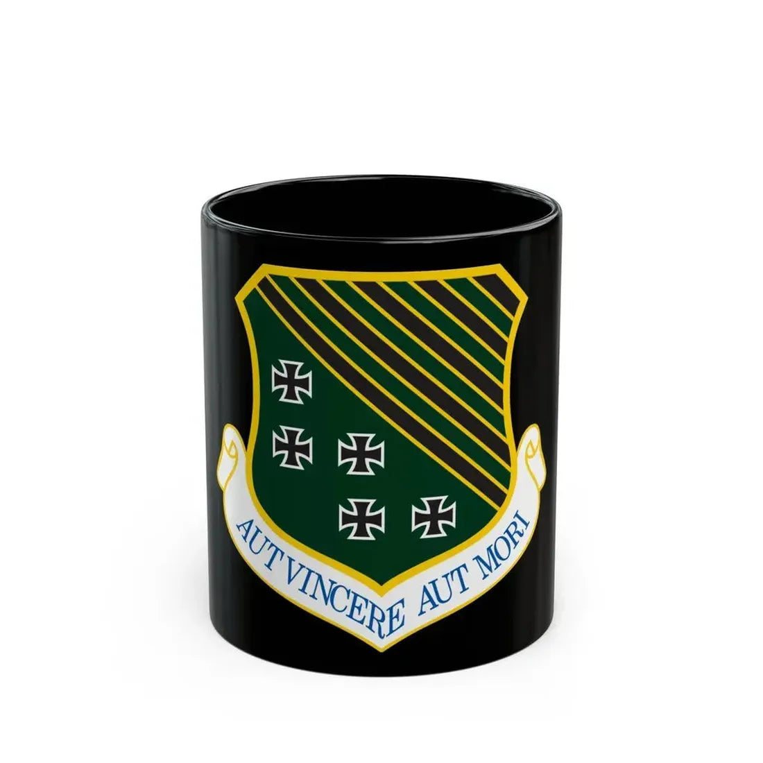 1st Fighter Wing (U.S. Air Force) Black Coffee Mug 11oz - Go Mug Yourself
