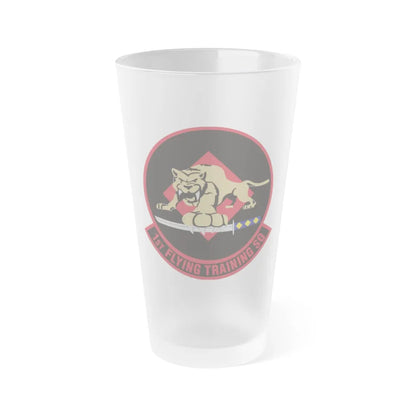 1st Flying Training Squadron (U.S. Air Force) Frosted Pint Glass 16oz-16oz-Frosted-Go Mug Yourself