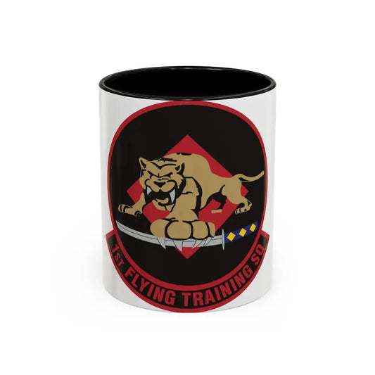 1st Flying Training Squadron (U.S. Air Force) Accent Coffee Mug 11oz Black - Go Mug Yourself