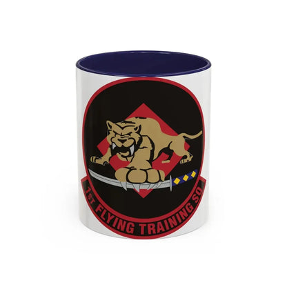 1st Flying Training Squadron (U.S. Air Force) Accent Coffee Mug 11oz Navy - Go Mug Yourself