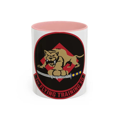 1st Flying Training Squadron (U.S. Air Force) Accent Coffee Mug 11oz Pink - Go Mug Yourself