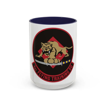 1st Flying Training Squadron (U.S. Air Force) Accent Coffee Mug 15oz Navy - Go Mug Yourself