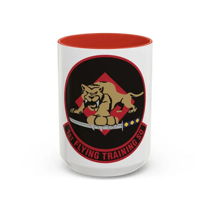 1st Flying Training Squadron (U.S. Air Force) Accent Coffee Mug 15oz Red - Go Mug Yourself