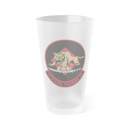 1st Flying Training Squadron (U.S. Air Force) Frosted Pint Glass 16oz 16oz Frosted - Go Mug Yourself