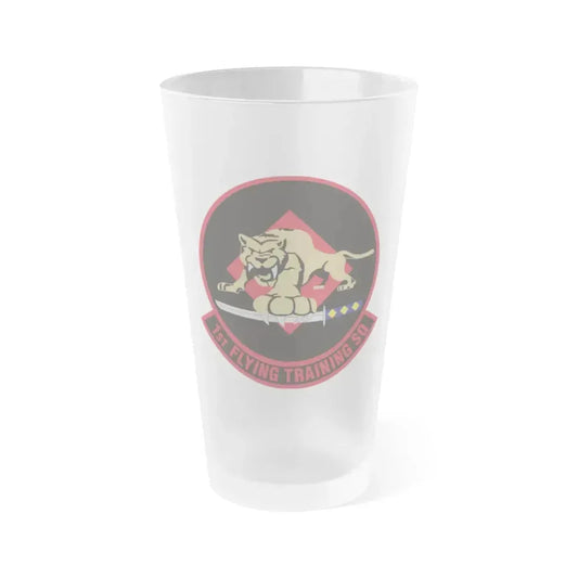1st Flying Training Squadron (U.S. Air Force) Frosted Pint Glass 16oz 16oz Frosted - Go Mug Yourself