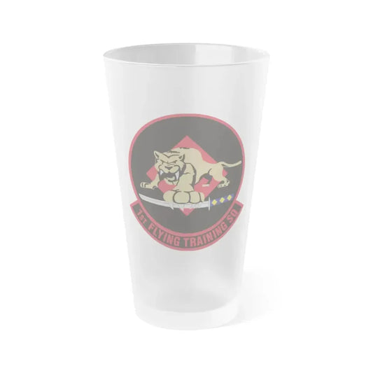 1st Flying Training Squadron (U.S. Air Force) Frosted Pint Glass 16oz 16oz Frosted - Go Mug Yourself