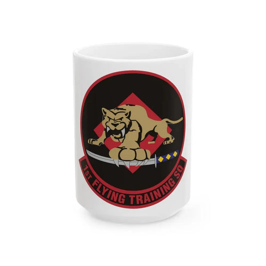 1st Flying Training Squadron (U.S. Air Force) White Coffee Mug 15oz - Go Mug Yourself