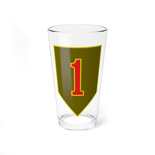 1st Infantry Division (U.S. Army) Pint Glass 16oz-16oz-Go Mug Yourself