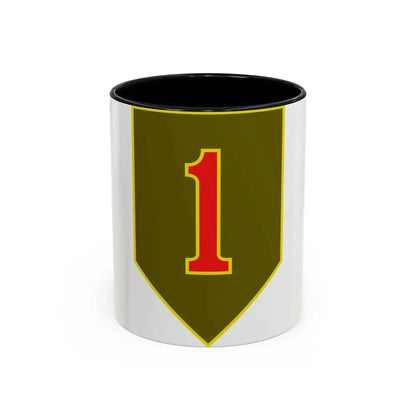1st Infantry Division (U.S. Army) Accent Coffee Mug 11oz Black - Go Mug Yourself
