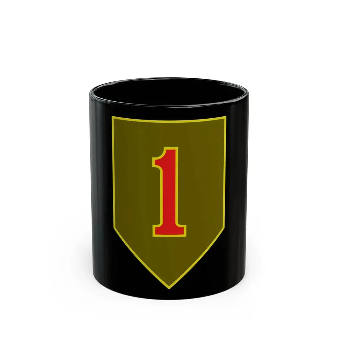 1st Infantry Division (U.S. Army) Black Coffee Mug 11oz - Go Mug Yourself