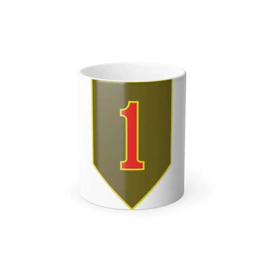 1st Infantry Division (U.S. Army) Color Changing Coffee Mug 11oz - Go Mug Yourself
