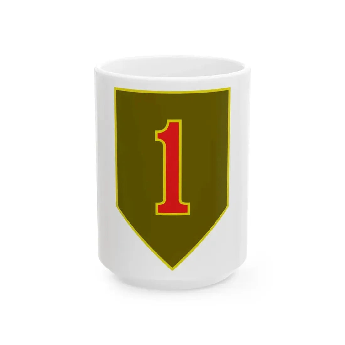 1st Infantry Division (U.S. Army) White Coffee Mug 15oz - Go Mug Yourself