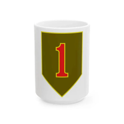1st Infantry Division (U.S. Army) White Coffee Mug 15oz - Go Mug Yourself