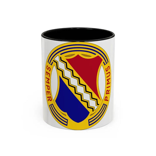 1st Infantry Regiment (U.S. Army) Accent Coffee Mug 11oz Black - Go Mug Yourself