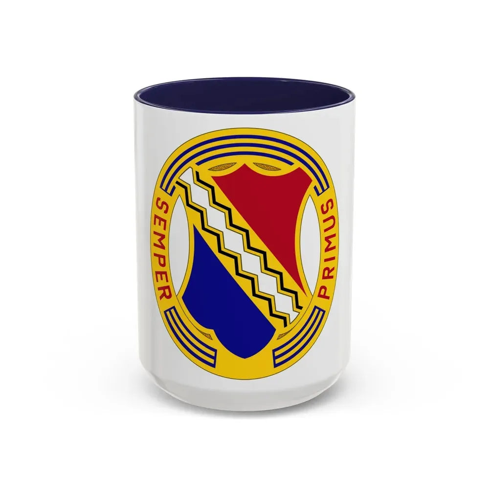 1st Infantry Regiment (U.S. Army) Accent Coffee Mug 15oz Navy - Go Mug Yourself