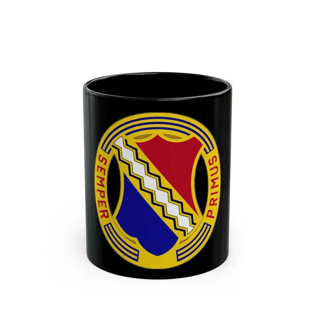 1st Infantry Regiment (U.S. Army) Black Coffee Mug 11oz - Go Mug Yourself