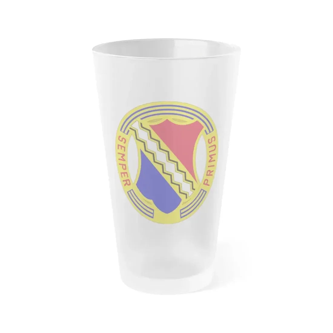 1st Infantry Regiment (U.S. Army) Frosted Pint Glass 16oz Default Title - Go Mug Yourself