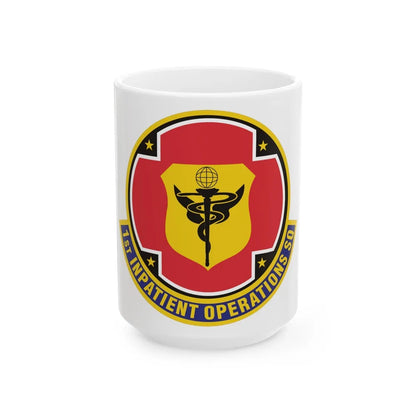 1st Inpatient Operations Squadron (U.S. Air Force) White Coffee Mug-15oz-Go Mug Yourself