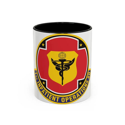 1st Inpatient Operations Squadron (U.S. Air Force) Accent Coffee Mug 11oz Black - Go Mug Yourself