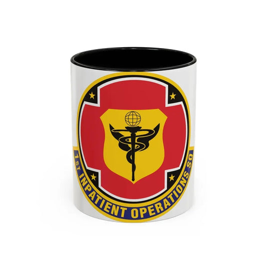 1st Inpatient Operations Squadron (U.S. Air Force) Accent Coffee Mug 11oz Black - Go Mug Yourself