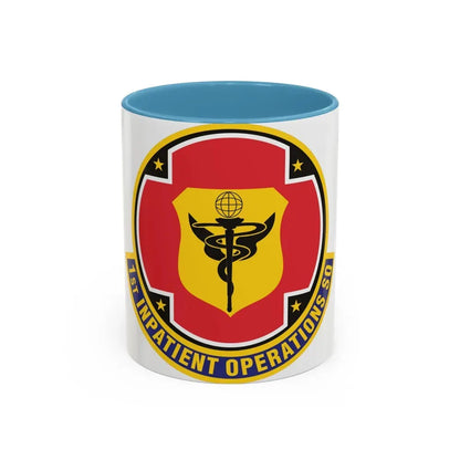 1st Inpatient Operations Squadron (U.S. Air Force) Accent Coffee Mug 11oz Light Blue - Go Mug Yourself