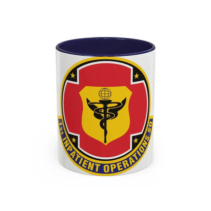 1st Inpatient Operations Squadron (U.S. Air Force) Accent Coffee Mug 11oz Navy - Go Mug Yourself