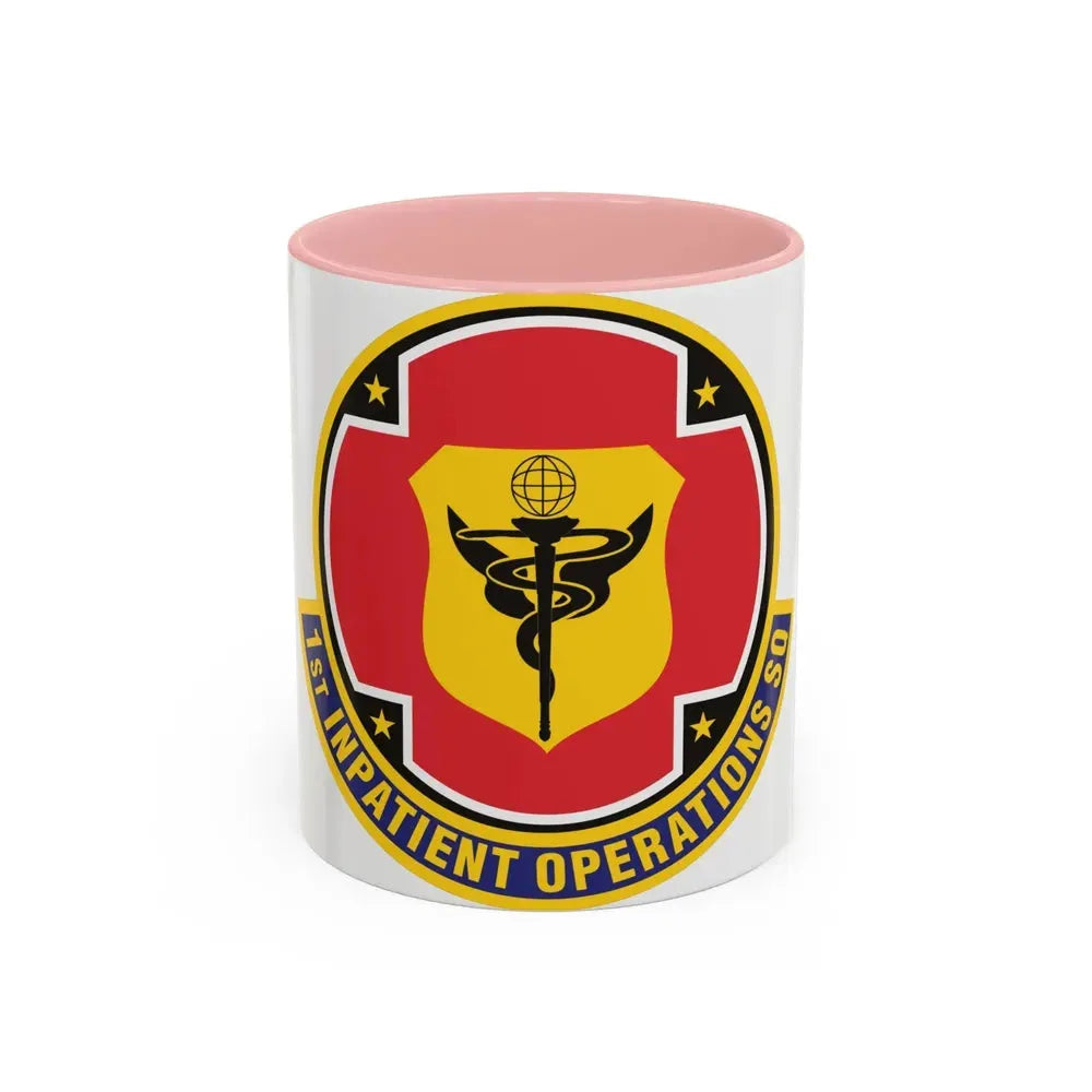 1st Inpatient Operations Squadron (U.S. Air Force) Accent Coffee Mug 11oz Pink - Go Mug Yourself