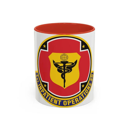 1st Inpatient Operations Squadron (U.S. Air Force) Accent Coffee Mug 11oz Red - Go Mug Yourself