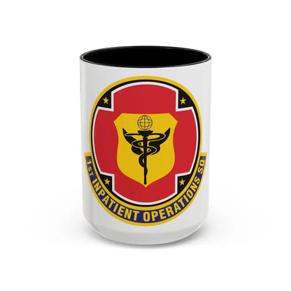 1st Inpatient Operations Squadron (U.S. Air Force) Accent Coffee Mug 15oz Black - Go Mug Yourself