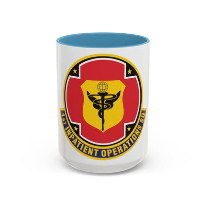 1st Inpatient Operations Squadron (U.S. Air Force) Accent Coffee Mug 15oz Light Blue - Go Mug Yourself