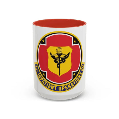 1st Inpatient Operations Squadron (U.S. Air Force) Accent Coffee Mug 15oz Red - Go Mug Yourself
