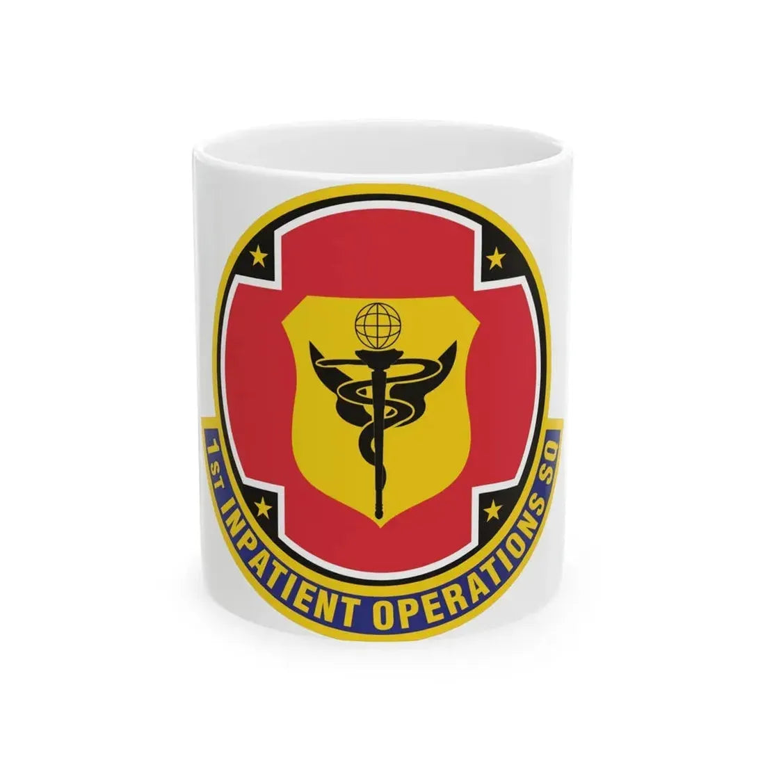 1st Inpatient Operations Squadron (U.S. Air Force) White Coffee Mug 11oz - Go Mug Yourself