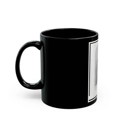 1st Lieutenant August Bitter, Union Officer In The 24th Illinois Regiment, Full-Length Portrait, Standing, Facing Front (U.S. Civil War) Black Coffee Mug - Go Mug Yourself