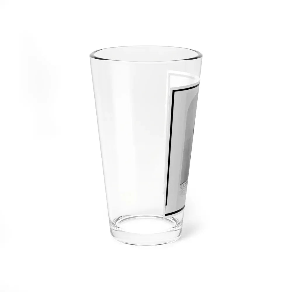 1st Lieutenant August Bitter, Union Officer In The 24th Illinois Regiment, Full-Length Portrait, Standing, Facing Front (U.S. Civil War) Pint Glass 16oz - Go Mug Yourself