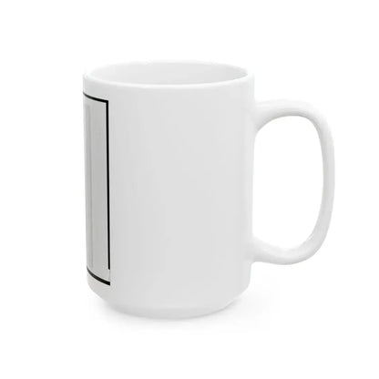 1st Lieutenant Charles Reifert (Reiffert), Union Officer In The 32nd Indiana Regiment, Bust Portrait, Facing Front (U.S. Civil War) White Coffee Mug - Go Mug Yourself