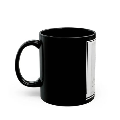 1st Lieutenant John Paul Kuntze, Union Officer, Bust Portrait, Facing Front (U.S. Civil War) Black Coffee Mug - Go Mug Yourself
