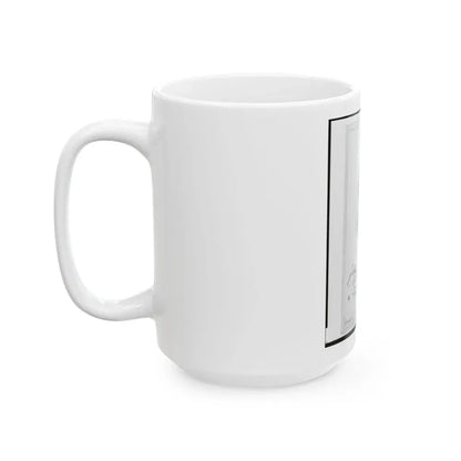 1st Lieutenant John Paul Kuntze, Union Officer, Bust Portrait, Facing Front (U.S. Civil War) White Coffee Mug - Go Mug Yourself