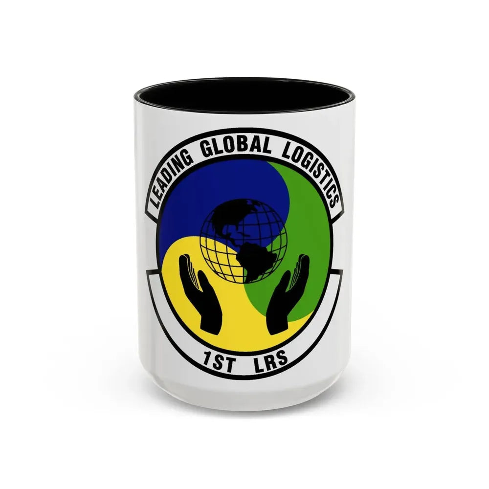 1st Logistics Readiness Squadron (U.S. Air Force) Accent Coffee Mug 15oz Black - Go Mug Yourself